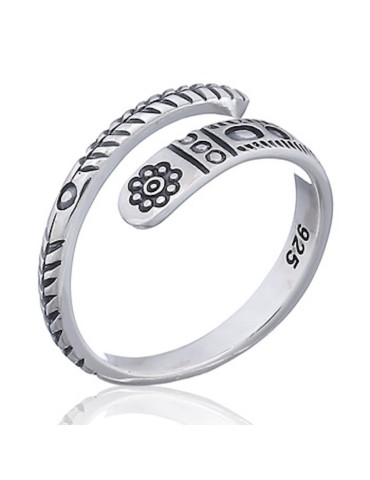Bague toute argent