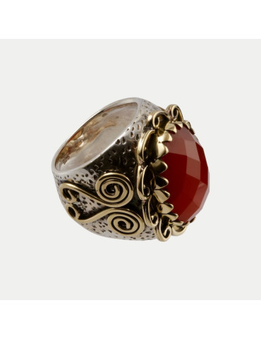 Bague Gloria Onyx rouge