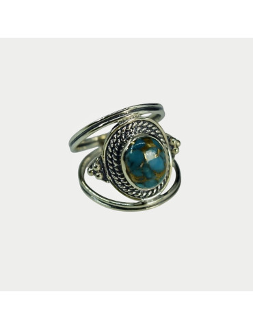 Bague Namasté Turquoise cooper