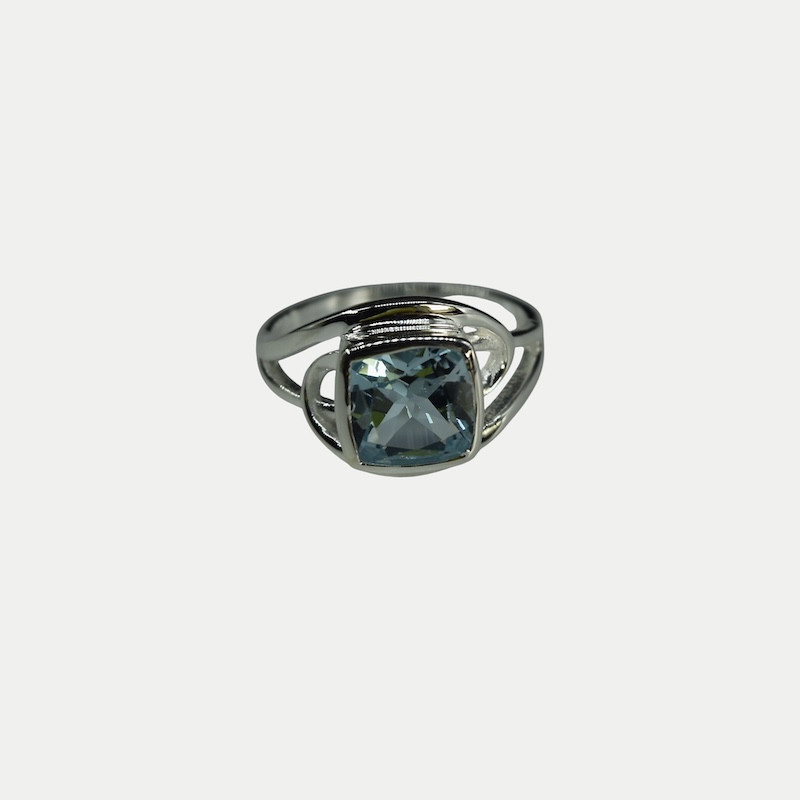 Bague Wulan Topaze bleu