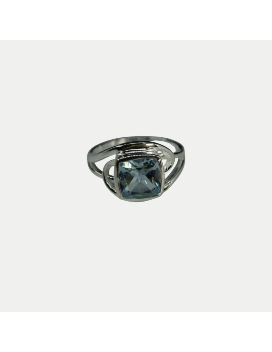 Bague Wulan Topaze bleu