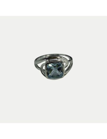 Bague Wulan Topaze bleu